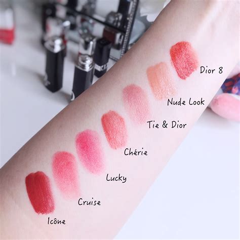 dior addict hydrating shine lipstick swatches